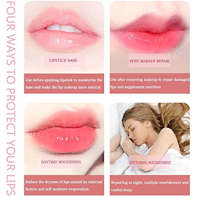 SWIUKPHE 4PCS FRUIT LIP BALM, MOISTURIZING LIP CARE, LONG LASTING NOURISHING, NATURAL ORGANIC FRUIT FLAVORED (STRAWBERRY, HAMI MELON, POMELO, WATERMELON) - Image 4